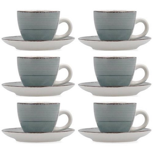 SET 6 TAZAS CAFE QUID VITA MORNING AQUA 9CL